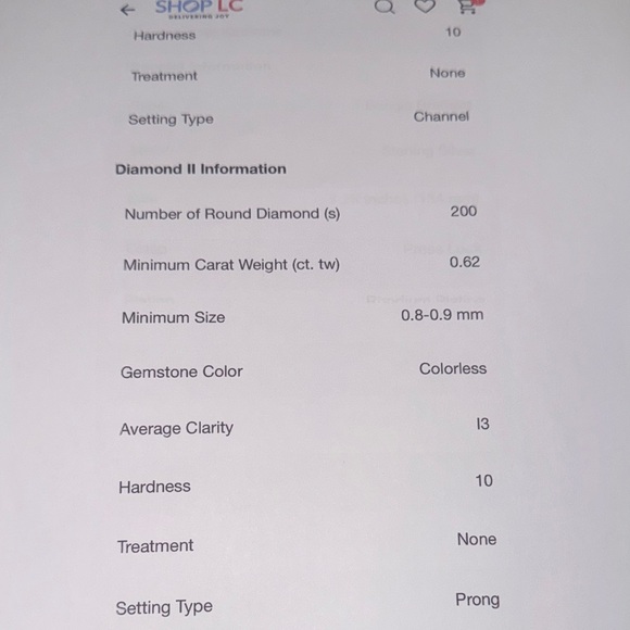 BRACELET, DIAMOND, BANGLE, 7.25”. ELEGANT, ART DECO - Picture 12 of 13